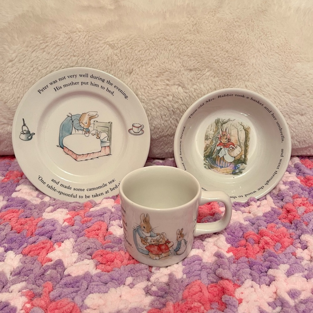Children's Storytime Dinnerware Set - White